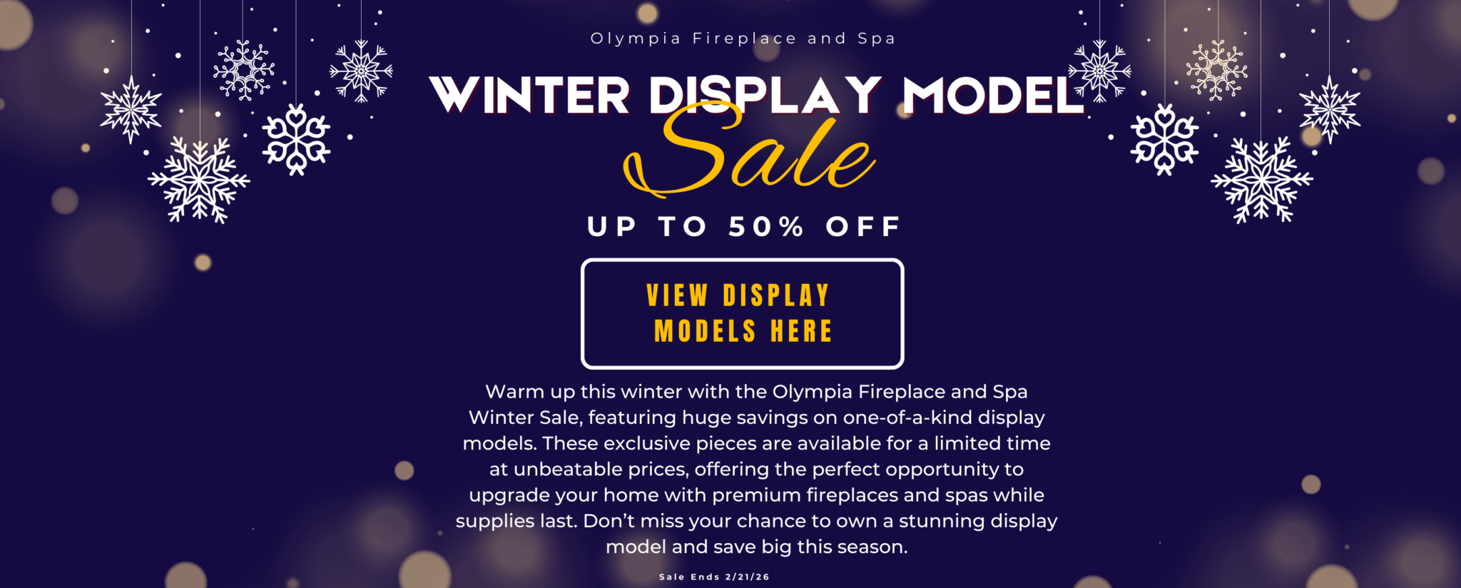 Winter Display home page